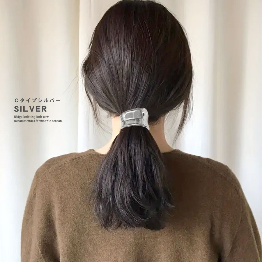 ポニーフック 使い方 ヘアフック ヘアカフス メタル カフス ゆがみ