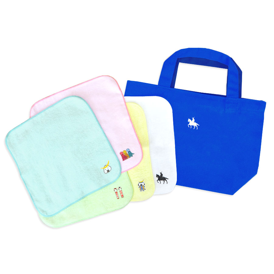 【詰め合わせ】ミニタオル・巾着・ダイカットトートバッグに入れて！ 詰め合わせ】ミニタオル・巾着・ダイカットトートバッグに入れて！