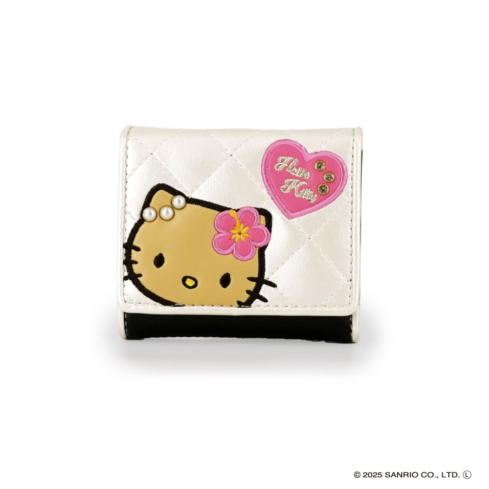 北３　キティ　壁掛け時計＆バッグ＆ハンドクリームタオル＆財布＆帽子＆フォーク bag-saifu-perenne_40140