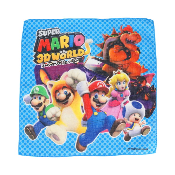 任天堂 マリオカート8 ガーゼハンカチ スーパーマリオ キッズ