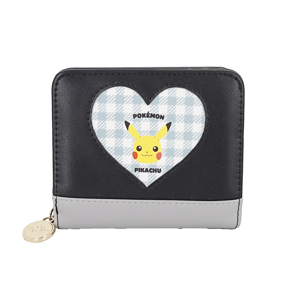 関税込◆【LOUNGE FLY】Pokemon ポケモン ハート ジップ 財布 Pokémon Exclusive I Choose You Hearts Flap Zip Around Wallet