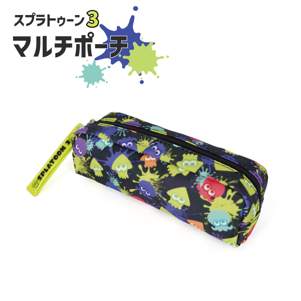 ゆうパケット可] スプラトゥーン マルチポーチ ペンポーチ ペンケース