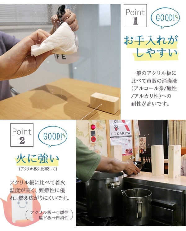 ウイルス対策 パネル 樹脂板 枠なし 飛沫ガードパネル Lサイズ 約50 68cm Tz1034 家具インテリアショップ イーグル 通販 Yahoo ショッピング
