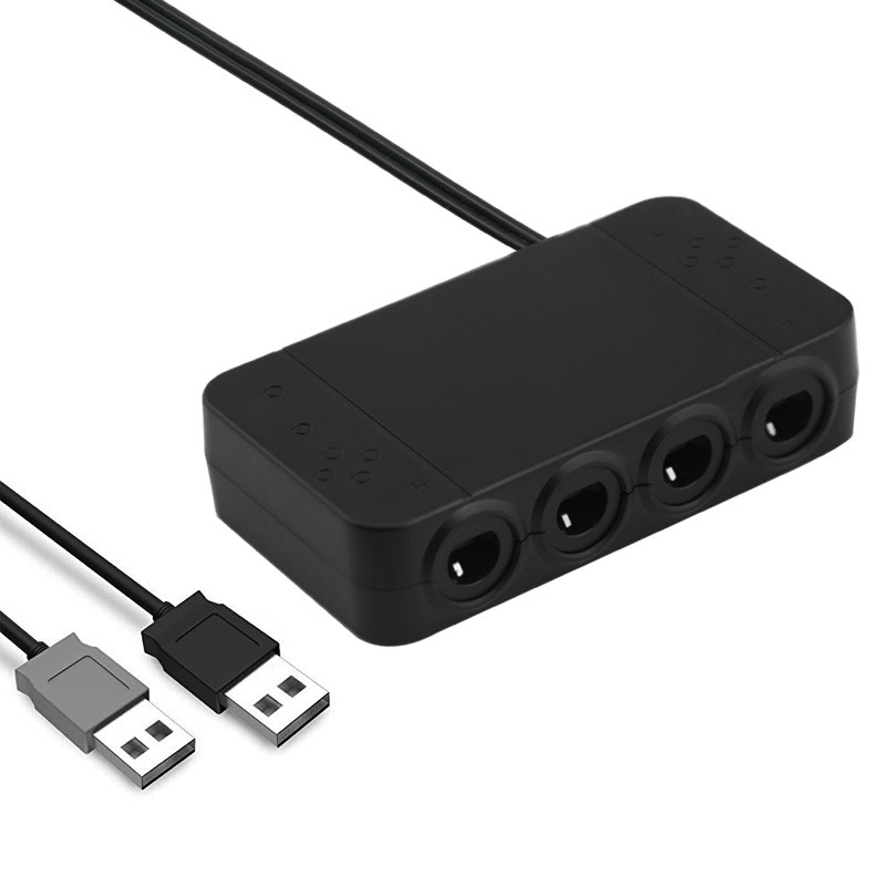 ゲームキューブ コントローラー 変換 アダプター 接続タップ Nintendo Switch WiiU 対応 ターボ機能搭載 簡単接続 互換品｜eakindo2｜02