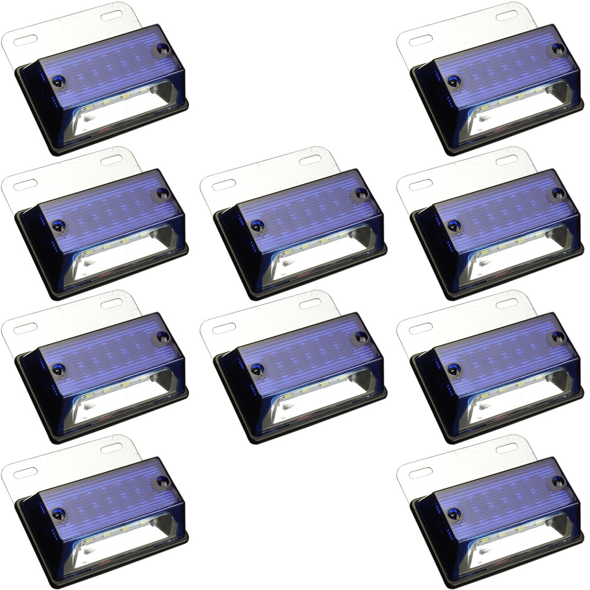 送料無料】 10個セット 24V 高輝度 砲弾型LED 12発 5030SMD 4発 ダウン