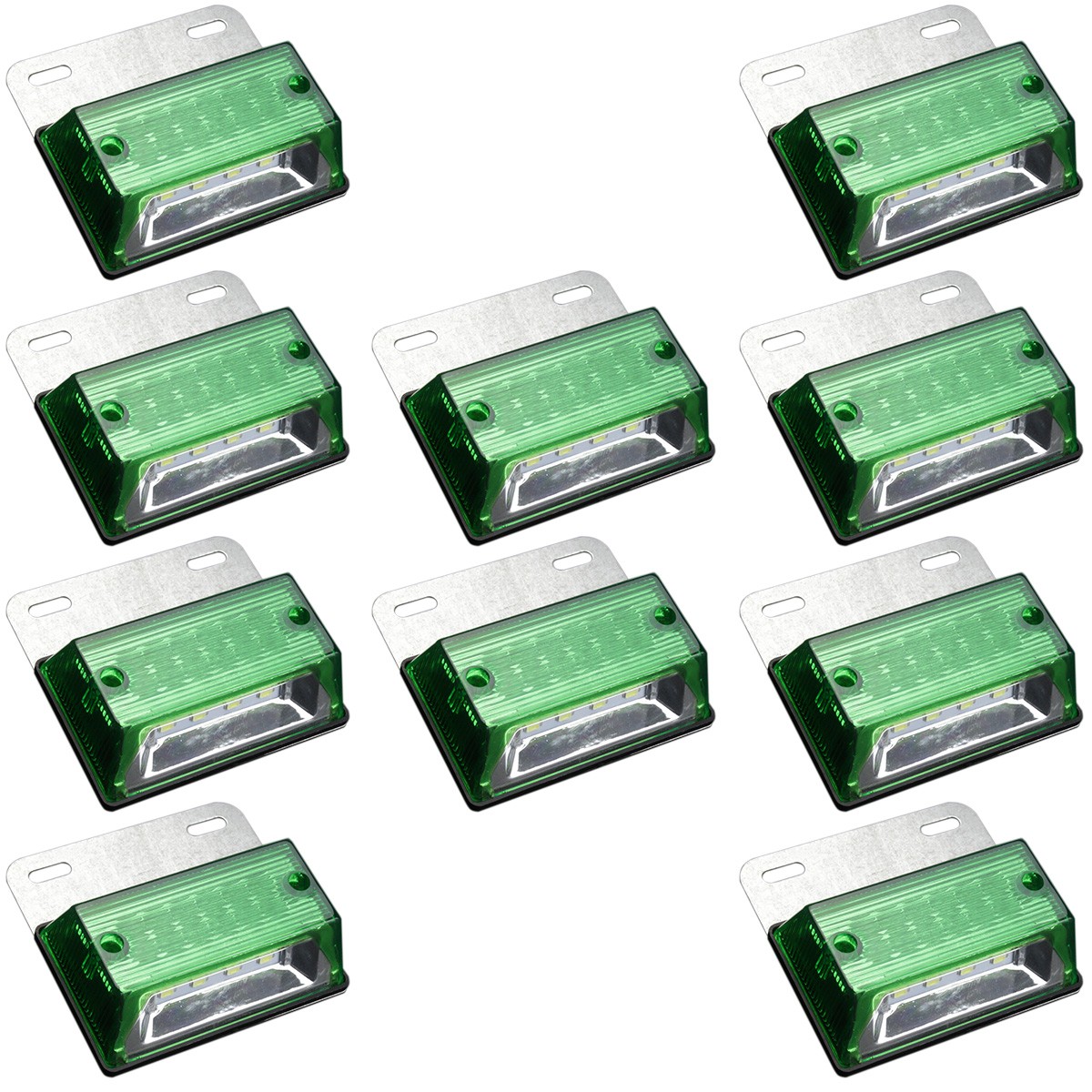 送料無料】 10個セット 24V 高輝度 砲弾型LED 12発 5030SMD 4発 ダウン