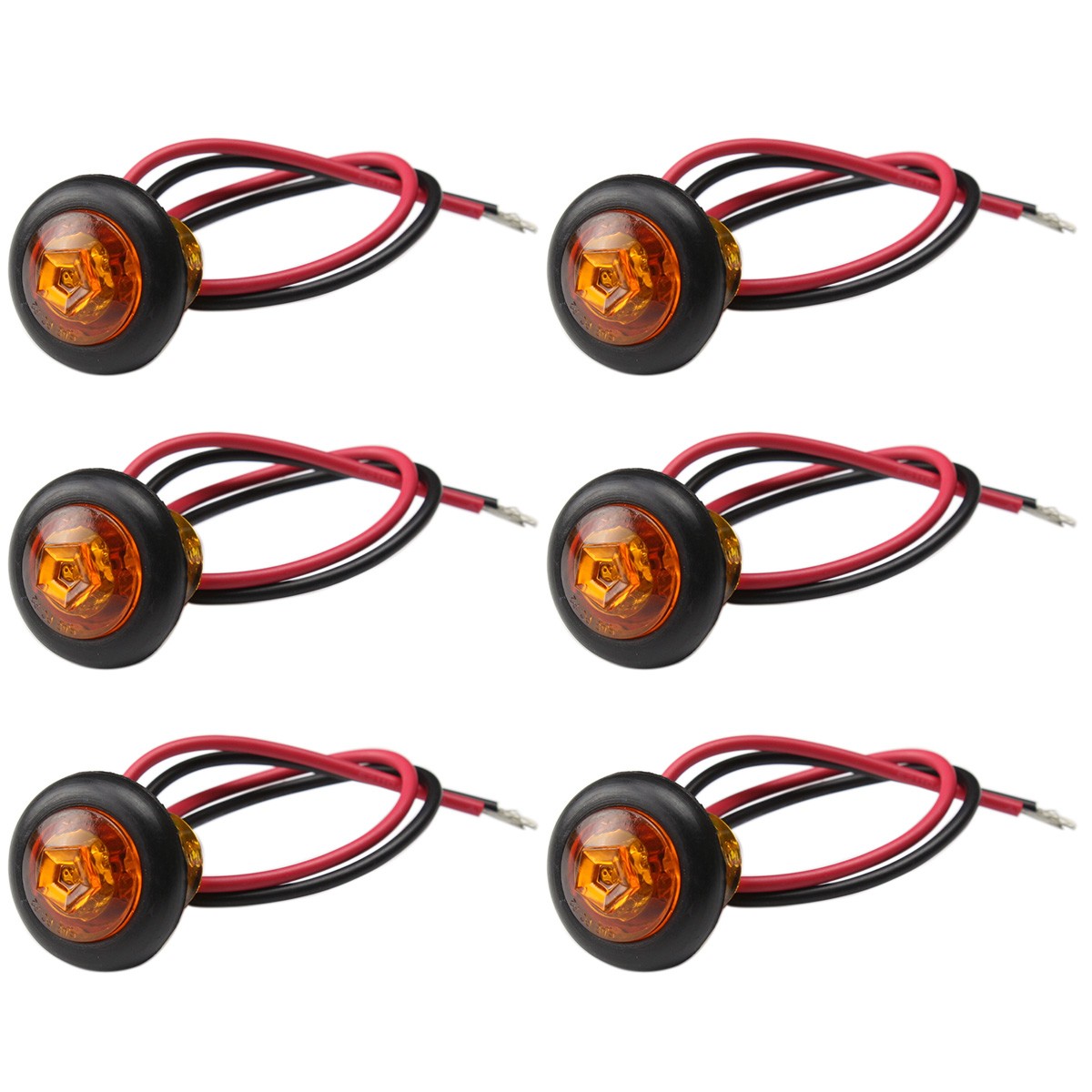 送料無料】 6個セット 12V 24V 高輝度 LED 内蔵 埋め込み型 小型 防水 マーカーランプ サイドマーカー F-142-144-6SET :F -142-144-6SET:オートパーツ専門店 EALE store - 通販 - Yahoo!ショッピング