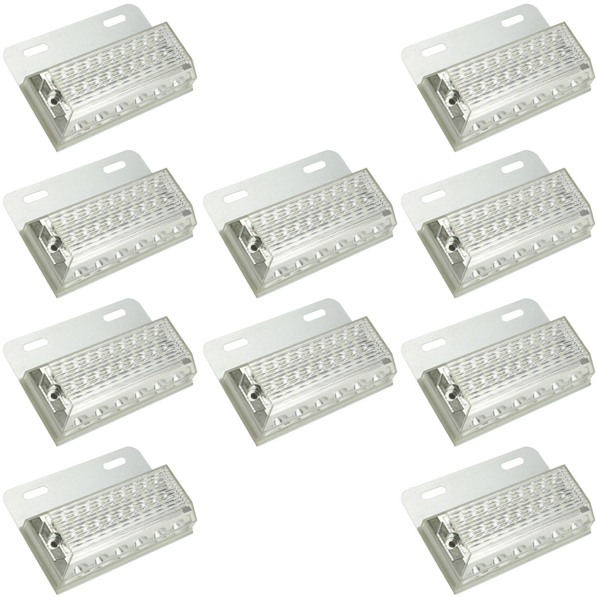 送料無料】 10個セット 24V 高輝度 砲弾型LED 18発 SMD 6発