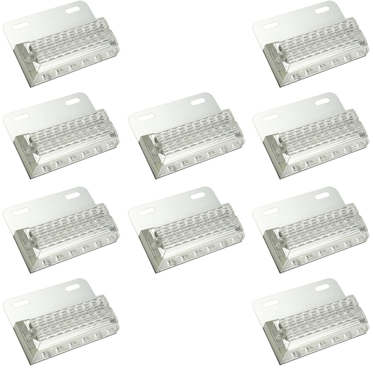 送料無料】 10個セット 24V 高輝度 砲弾型LED 18発 SMD 6発 ワイド