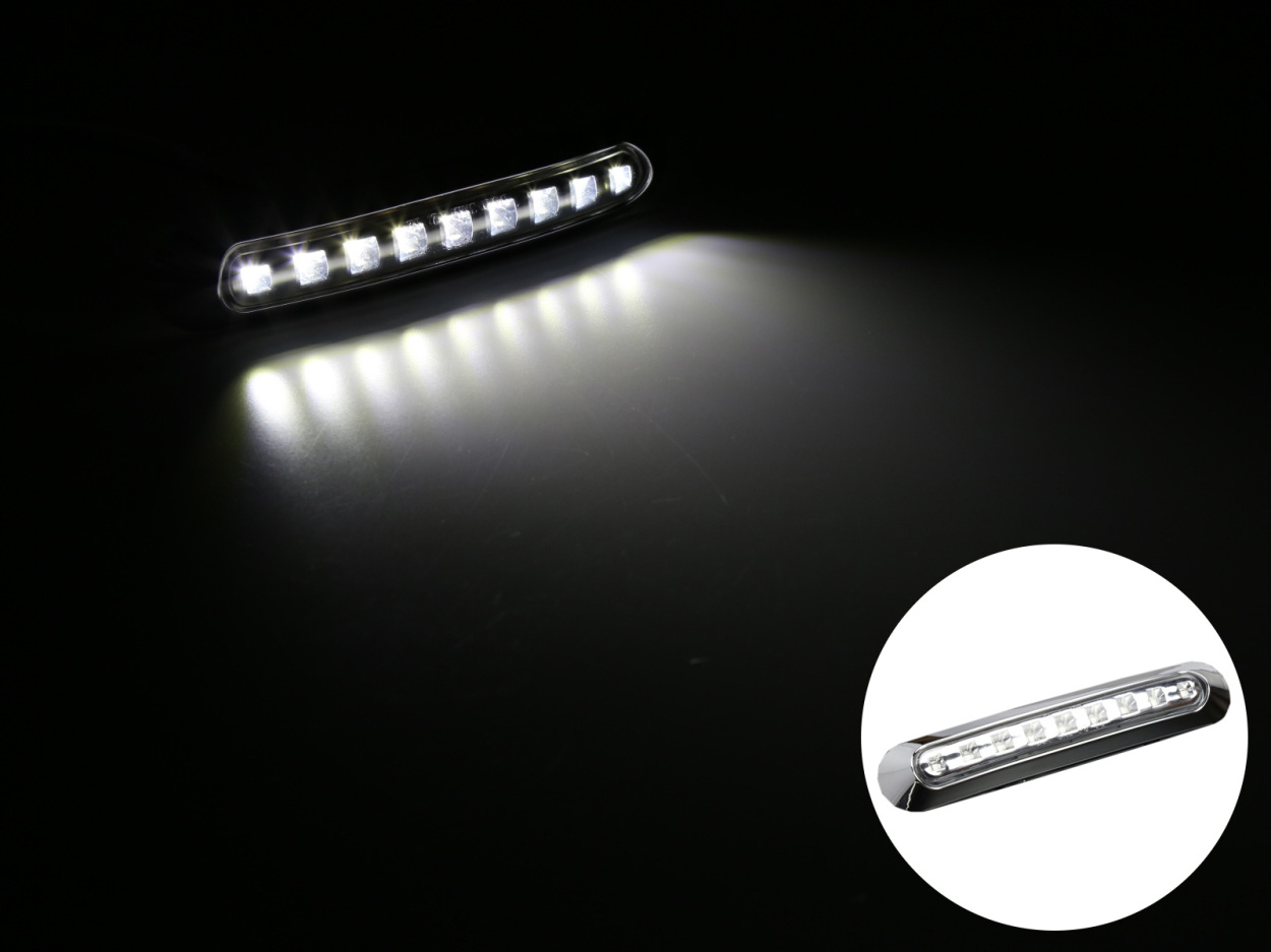 LED ワイド マーカー ランプ 防水 12V/24V 汎用 トラック バス 車高灯