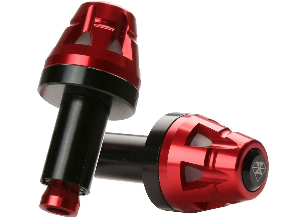 LED内蔵 CNC アルミビレット バーエンド キャップ ハンドル グリップ