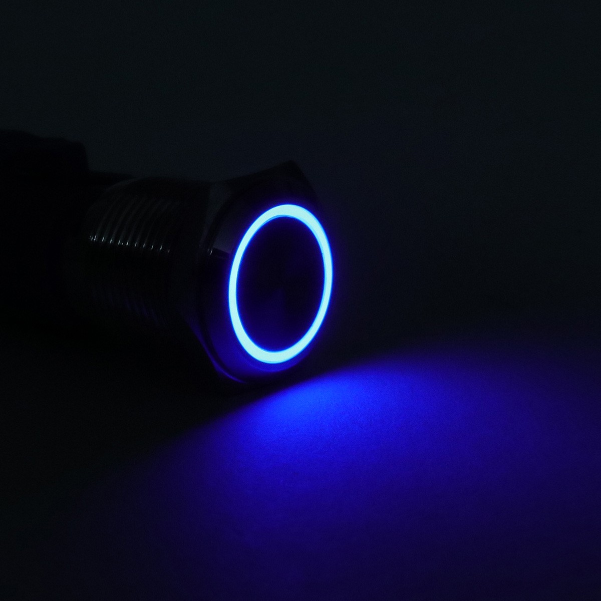 プッシュスイッチ 18mm モーメンタリ式 LEDリング付き 5色 