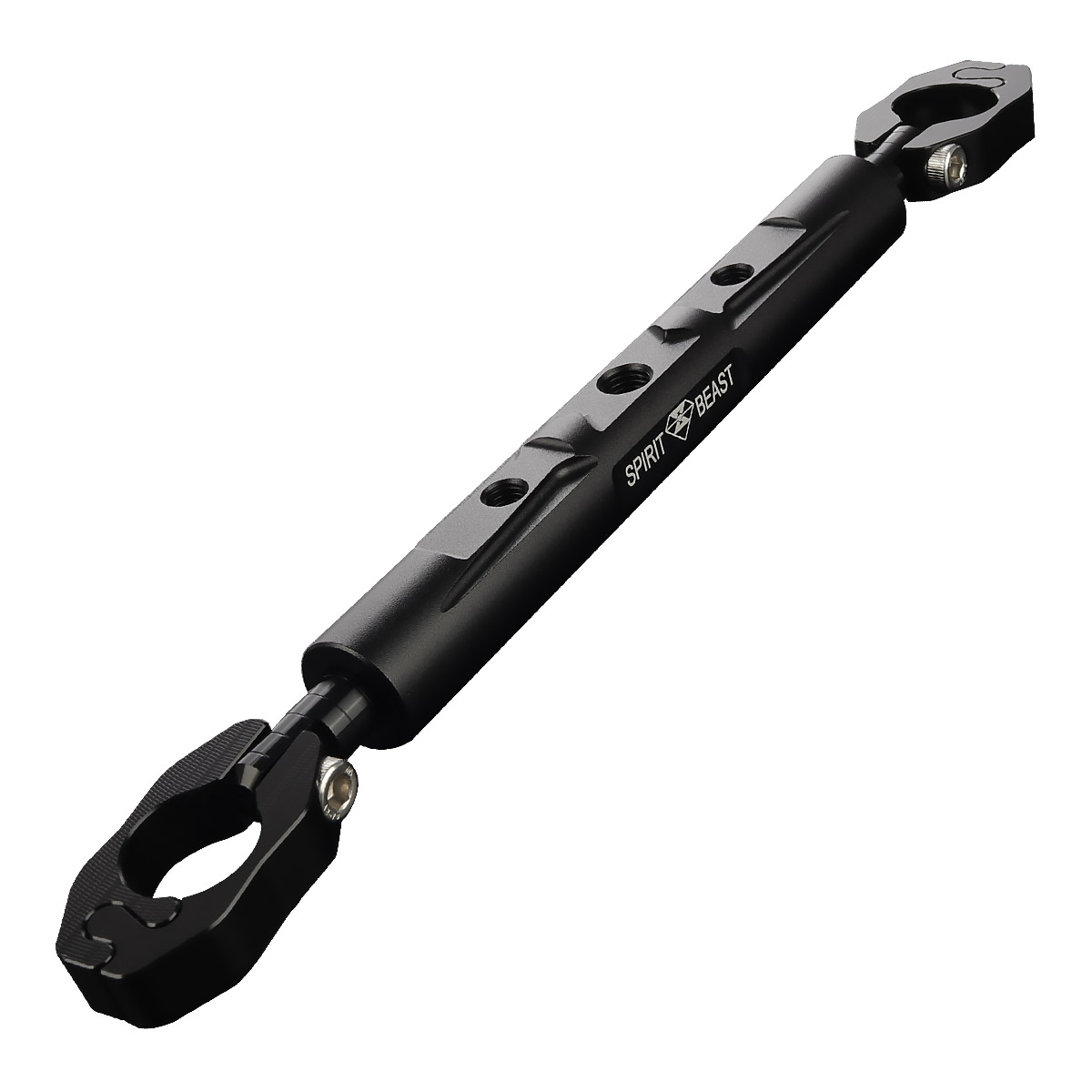 バイク ハンドルブレースバー 22.2mm 汎用 アルミ クランプ式