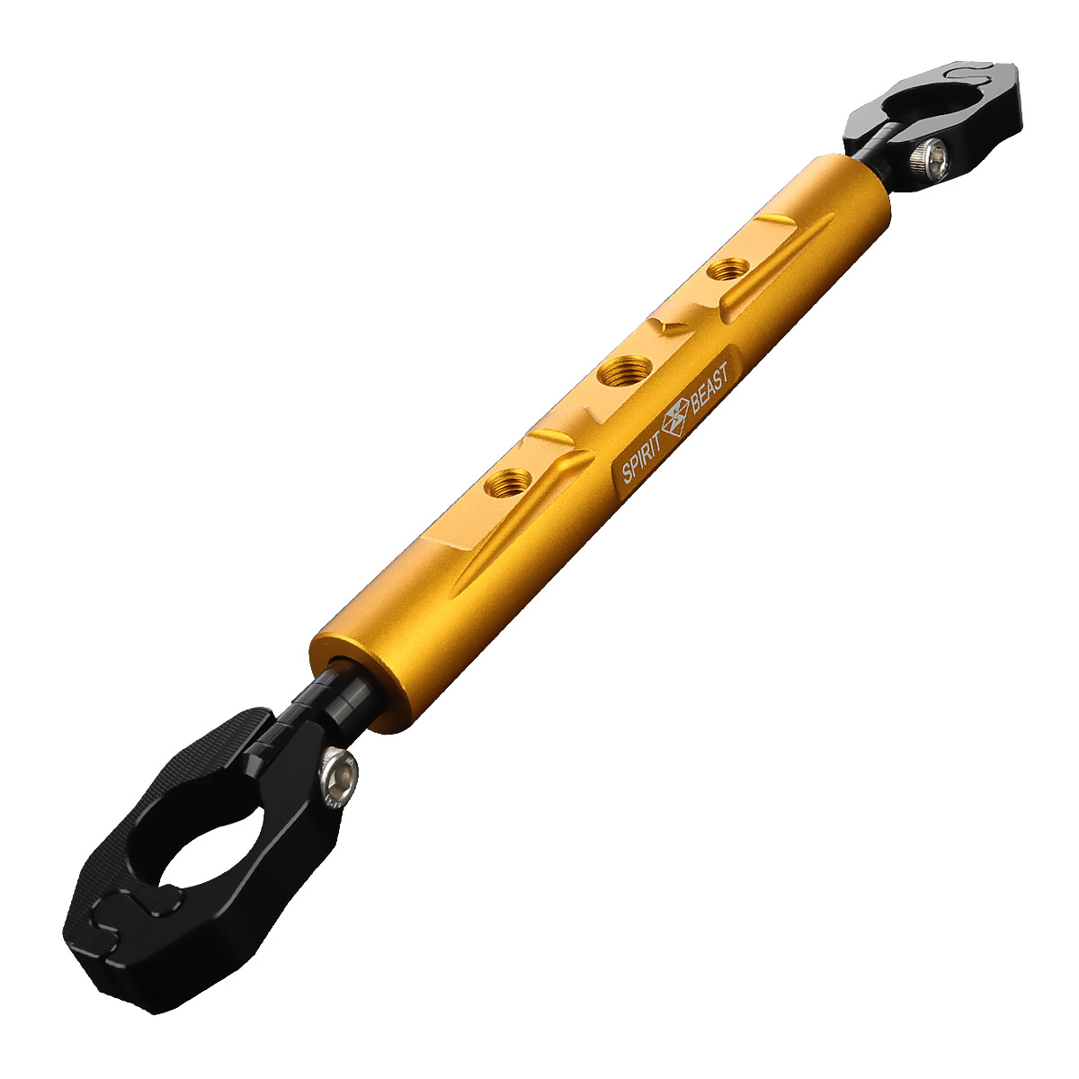 バイク ハンドルブレースバー 22.2mm 汎用 アルミ クランプ式
