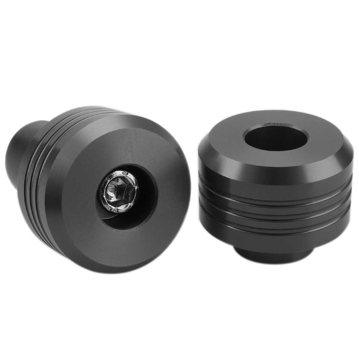 バイク バーエンド キャップ アルミ削り出し 2個セット グリップエンド