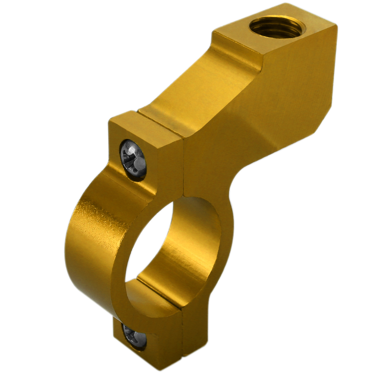 バイク M10 正ネジ ミラー ホルダー アルミ製 22.2mm ハンドル