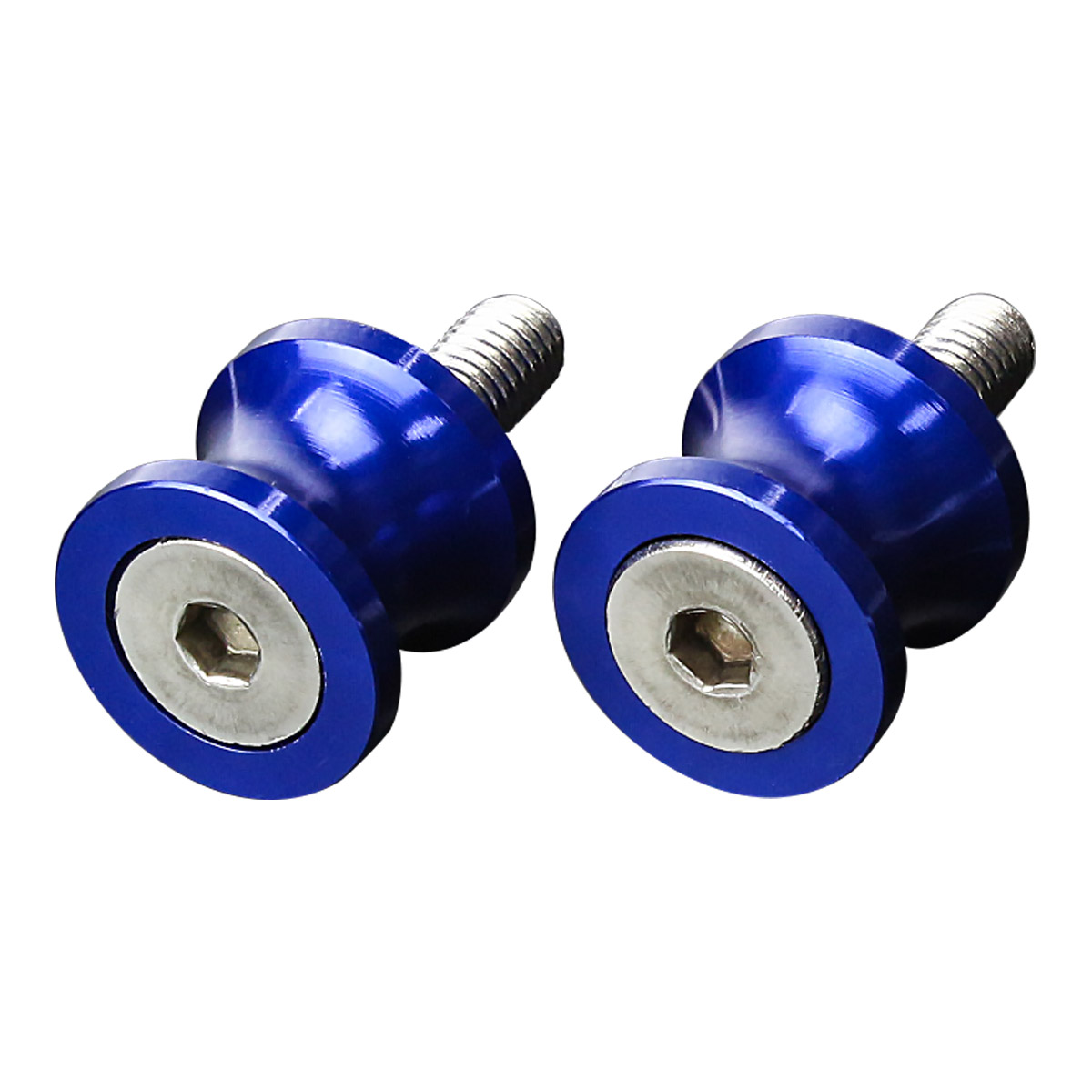 バイク スタンドフック スイングアーム用 M8 リア用 アルミ製 スペーサー付き 左右セット S-522 | ブランド登録なし | 01