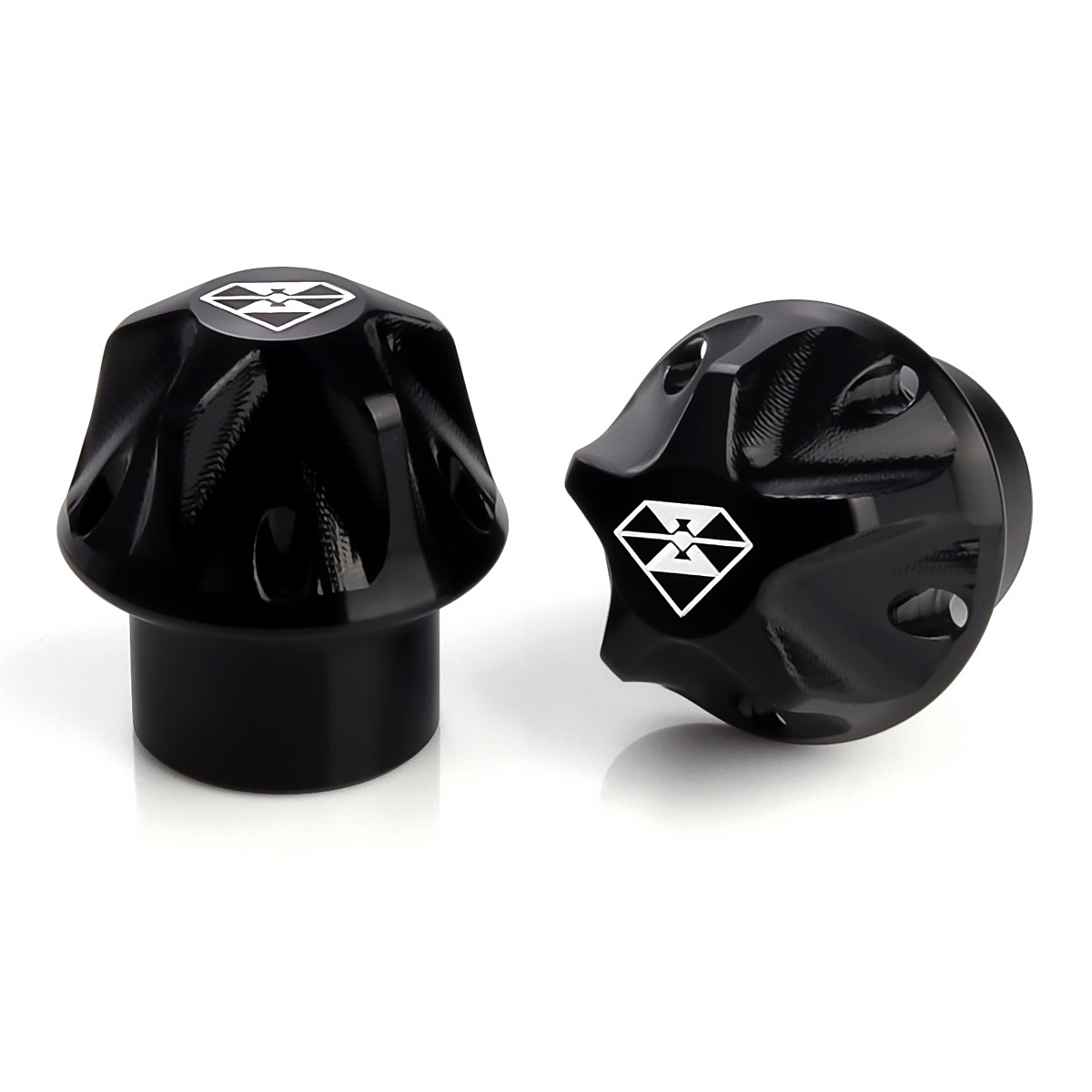 バイク エアバルブキャップ エアーバルブキャップ タイヤバルブキャップ T6アルミ 2個セット S-956 | ブランド登録なし | 02