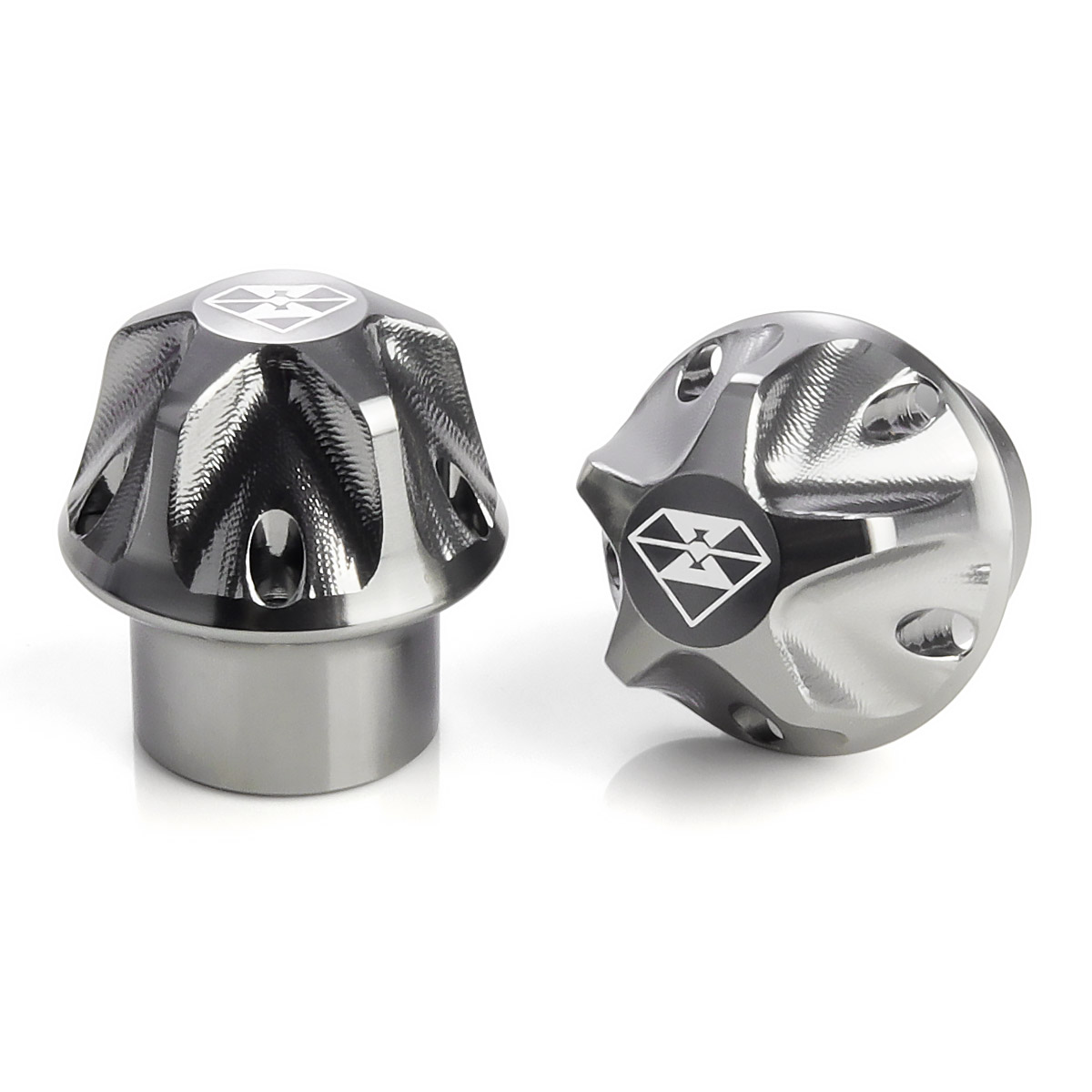 バイク エアバルブキャップ エアーバルブキャップ タイヤバルブキャップ T6アルミ 2個セット S-956 | ブランド登録なし | 01