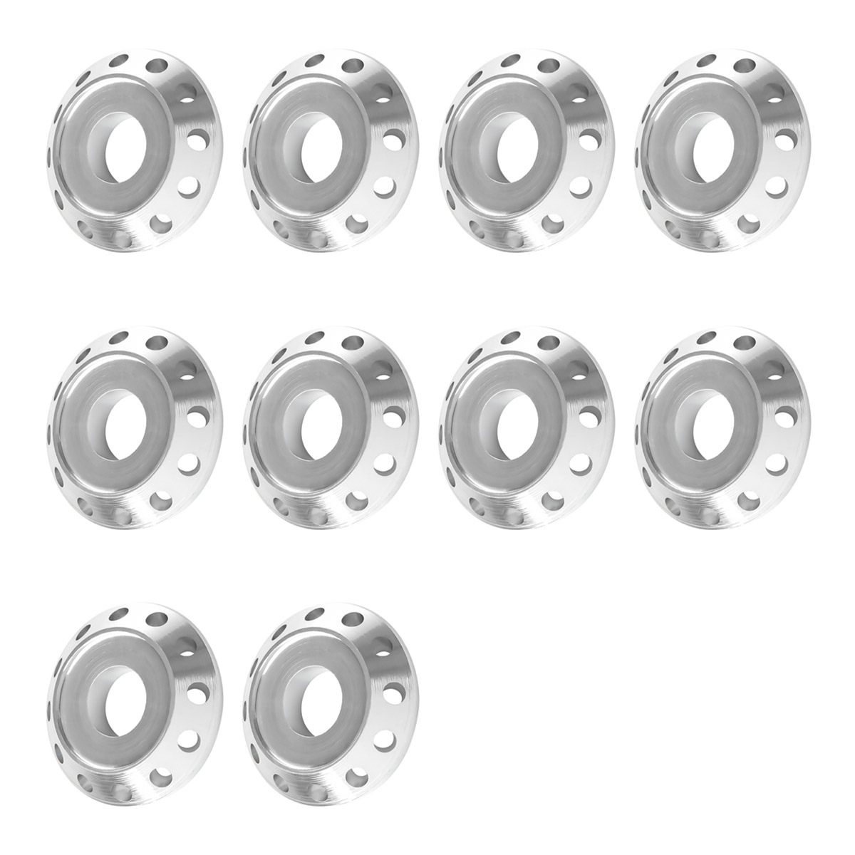 M6 外径19mm アルミ ワッシャー フジツボ ホールデザイン ボルト座面枠