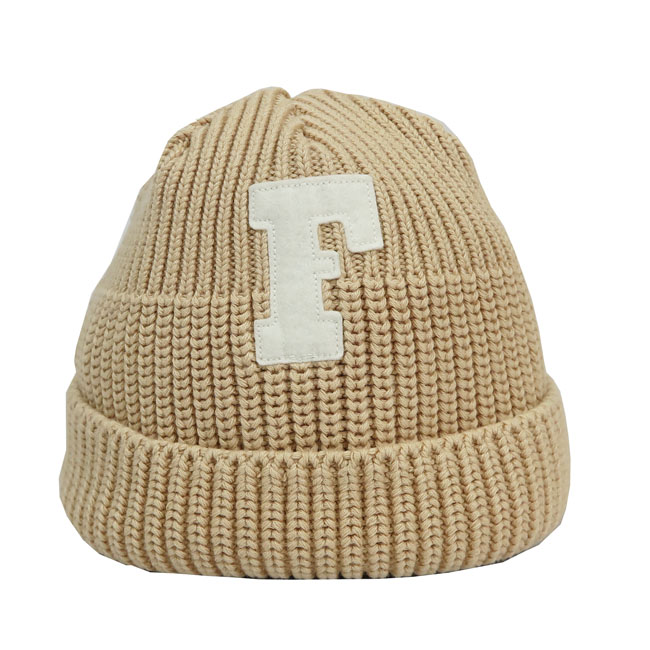 フルカウント FULLCOUNT フィッシャーマン パッチ ニットキャップ Fishermans F Patch Cap  FC6817 FULLCOUNT（フルカウント） フィッシャーマン パッチ ニットキャップ