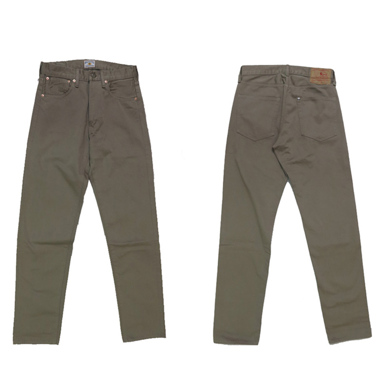 Pherrow's（フェローズ） コットンサテン ワーク パンツ モカ 25S-428P