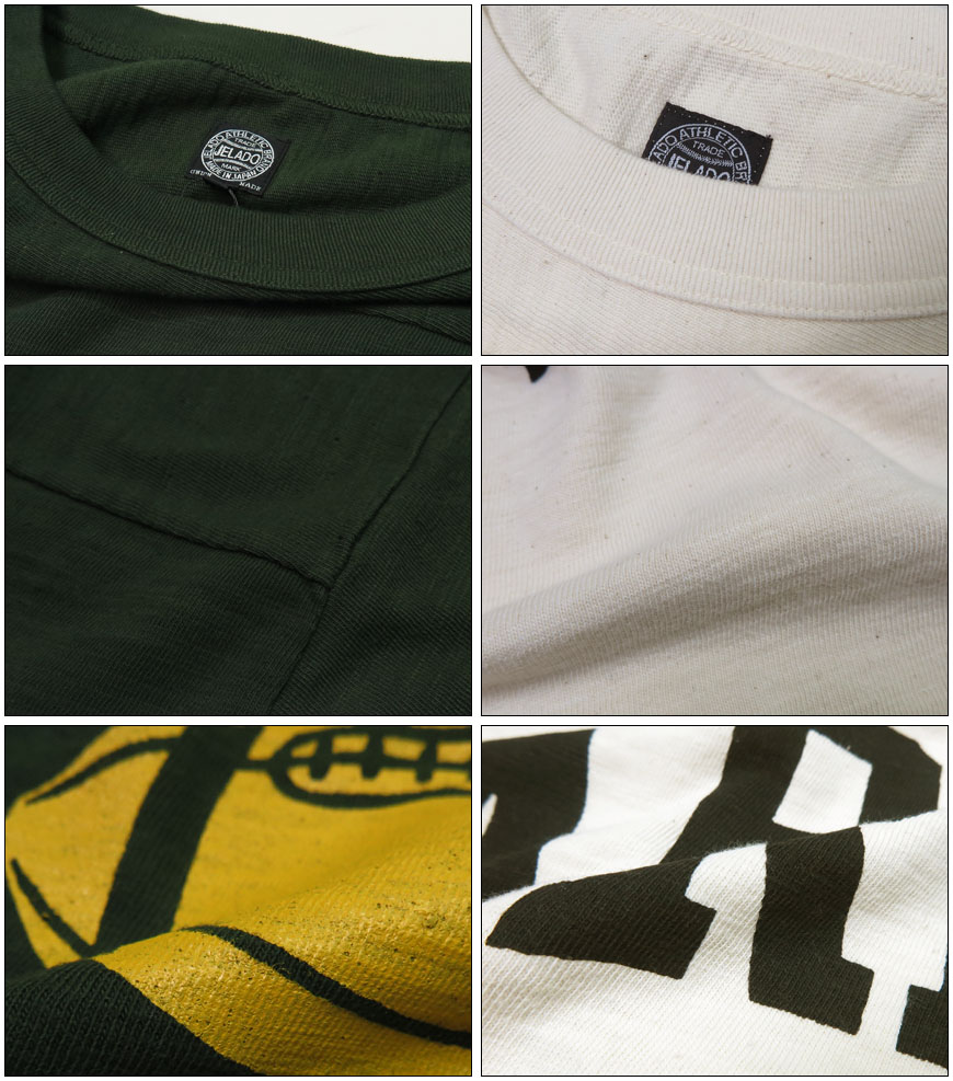 JELADO ジェラード 5分袖 フットボール Tシャツ Army AB01220 - トップス