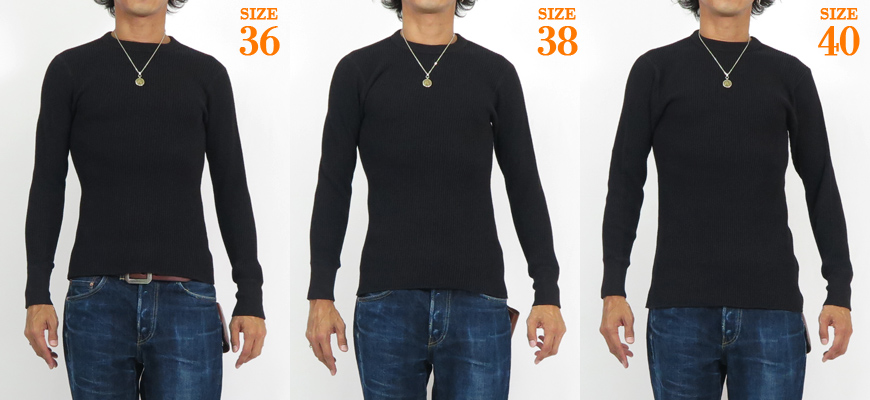 JELADO ジェラード メガ サーマル クルーネック 長袖 Tシャツ 2トーン カットソー AB83212 JELADO（ジェラード） メガ サーマル クルーネック 長袖 Tシャツ 2