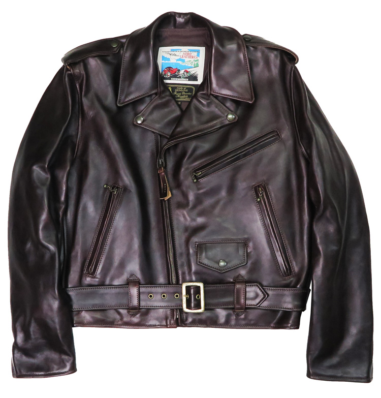 エアロレザー AERO LEATHER ライダースジャケット Motor Cycle Jacket