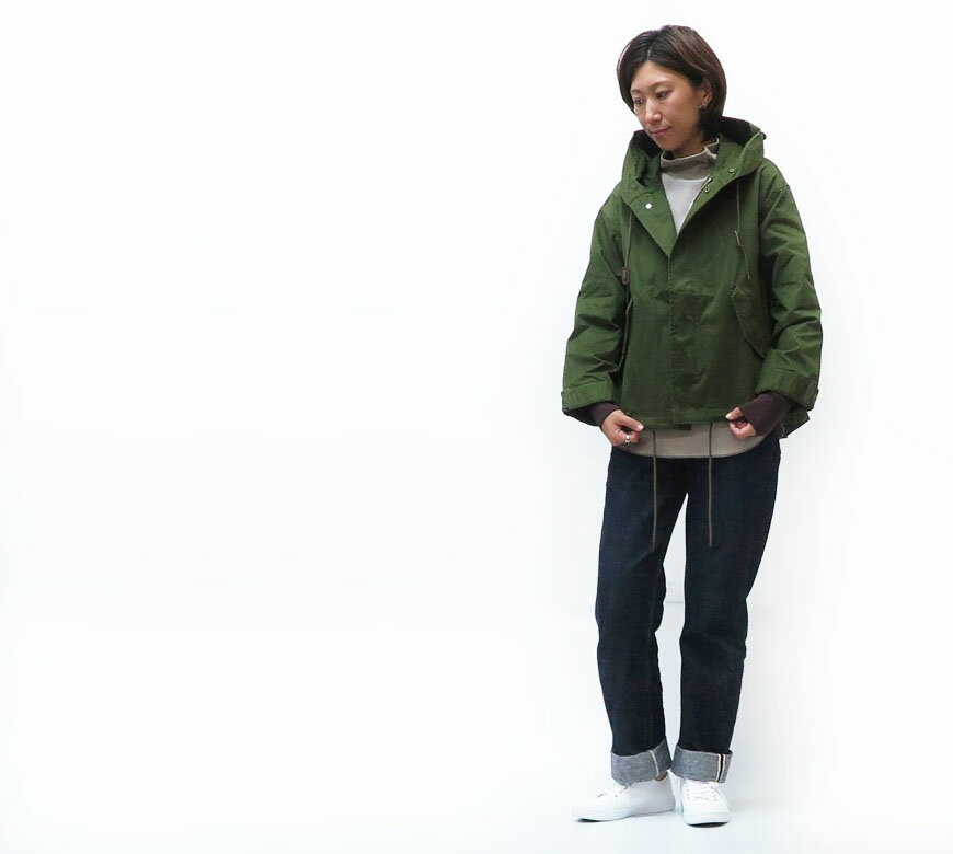 Allumer アリュメール 長袖 ショート モッズ コート ジャケット 