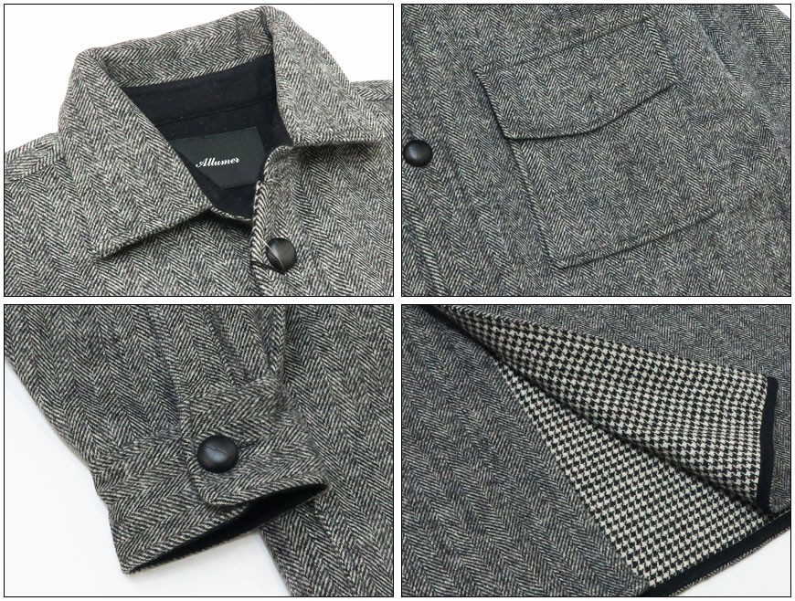 Allumer アリュメール ビッグ シャツ ジャケット  レディース 8170308 Allumer アリュメール ビッグ シャツ ジャケット レディース