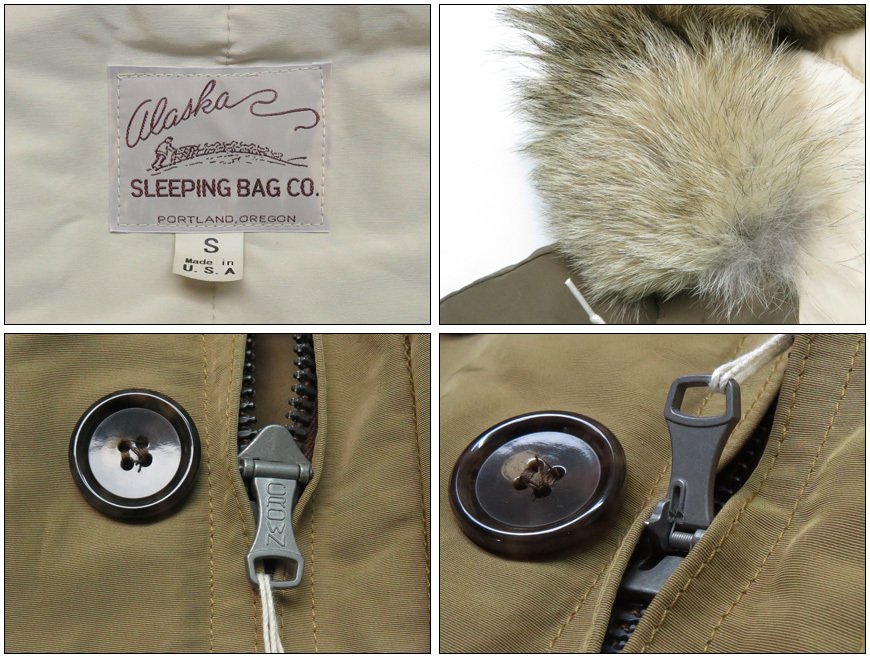 SUGAR CANE ALASKA SLEEPING BAG アラスカスリーピングバッグ