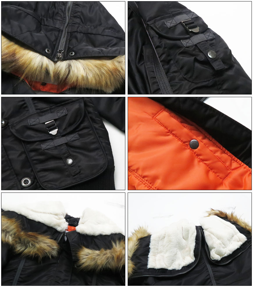 AVIREX（アヴィレックス） アビレックス ギャザー N-2B ジャケット