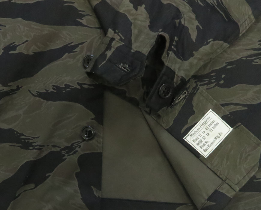 BUZZ RICKSON'S バズリクソンズ Buzz Rickson's ブラックタイガーカモ