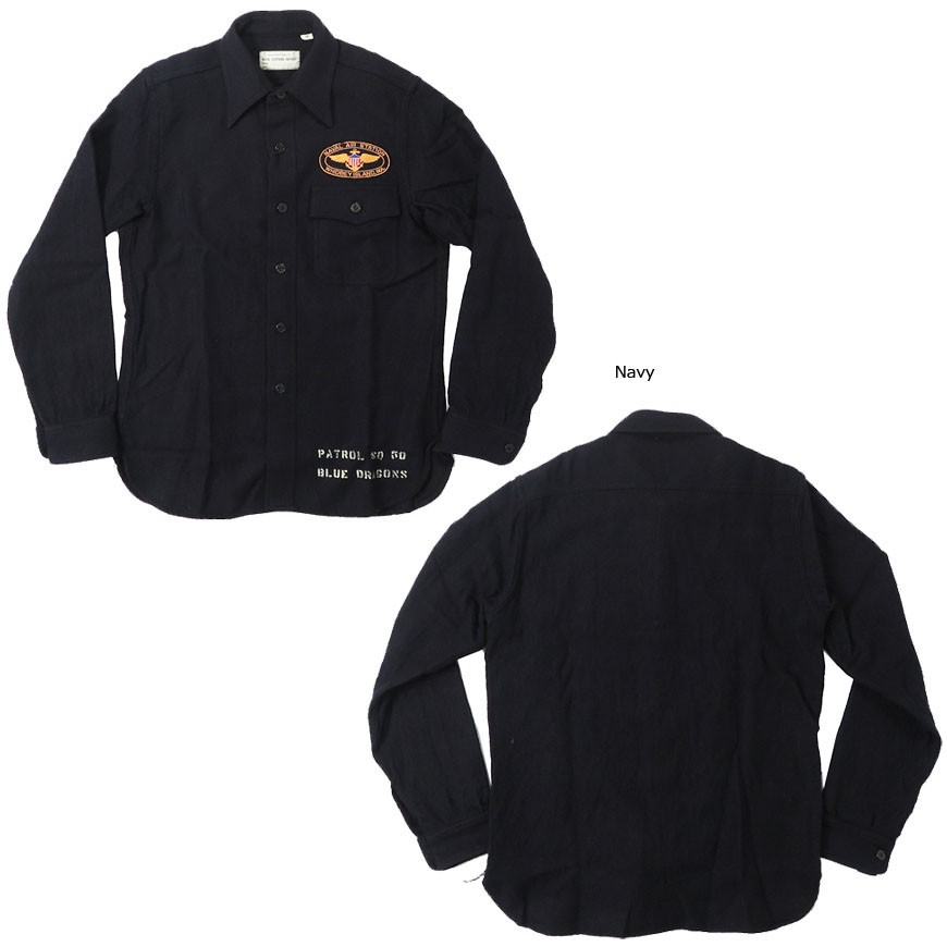バズリクソンズ Buzz Ricksons Type C.P.O SHIRTS 長袖 シャツ ファティーグシャツ ウールメルトン ミリタリー  br27946 BUZZ RICKSON'S バズリクソンズ Buzz Ricksons Type C.P.O SHIRTS 長袖