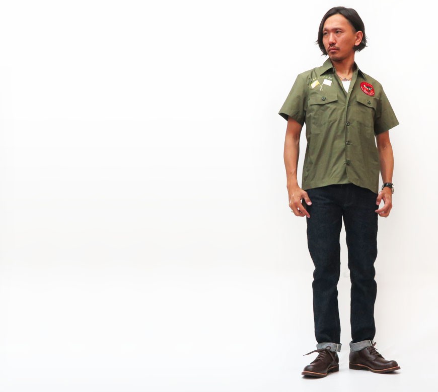 BUZZ RICKSON'S バズリクソンズ ベトナムシャツ 半袖 ワークシャツ