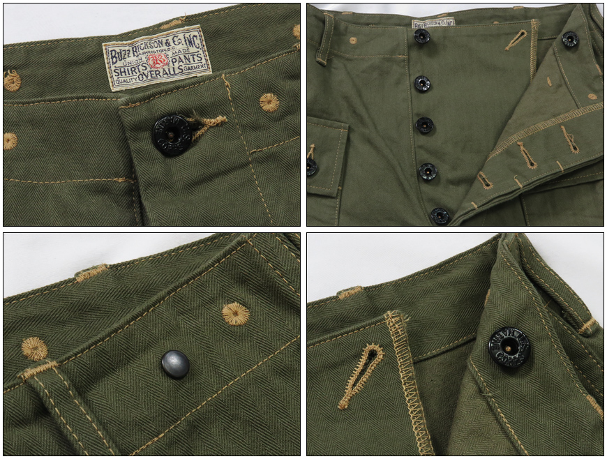 BUZZ RICKSON'S バズリクソンズ Buzz Rickson's M-1944 ヘリンボーン