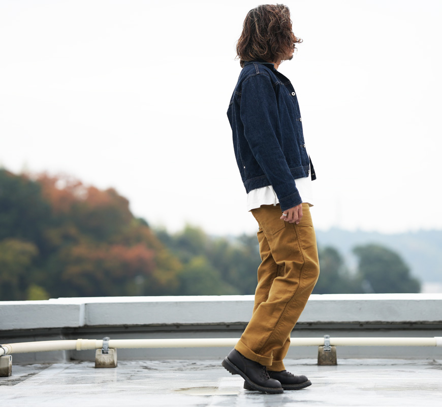 美品！アットラスト チノ トラウザーズ ブッチャープロダクト バズリクソンズ BUZZ RICKSON'S バズリクソンズ Buzz Rickson's ジャングルクロス