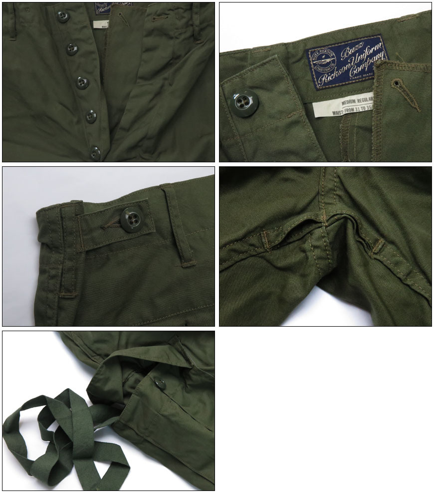 バズリクソンズ BUZZ RICKSON'S ARMY SHADE 107 ミリタリー ショートパンツ BR51907