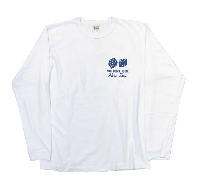 バズリクソンズ BUZZ RICKSON'S 長袖 Tシャツ 80th BOMB. SQDN.  プリント MADE IN USA BR69283 br69283_5.jpg