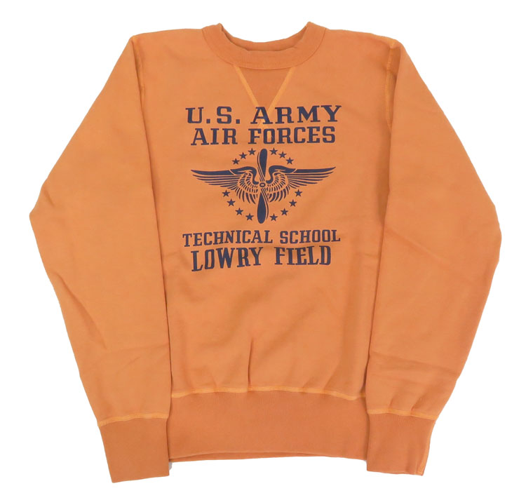 BUZZ RICKSON'S バズリクソンズ 長袖 セットイン クルーネック