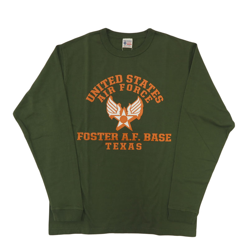 BUZZ RICKSON'S バズリクソンズ 長袖 Tシャツ プリント 