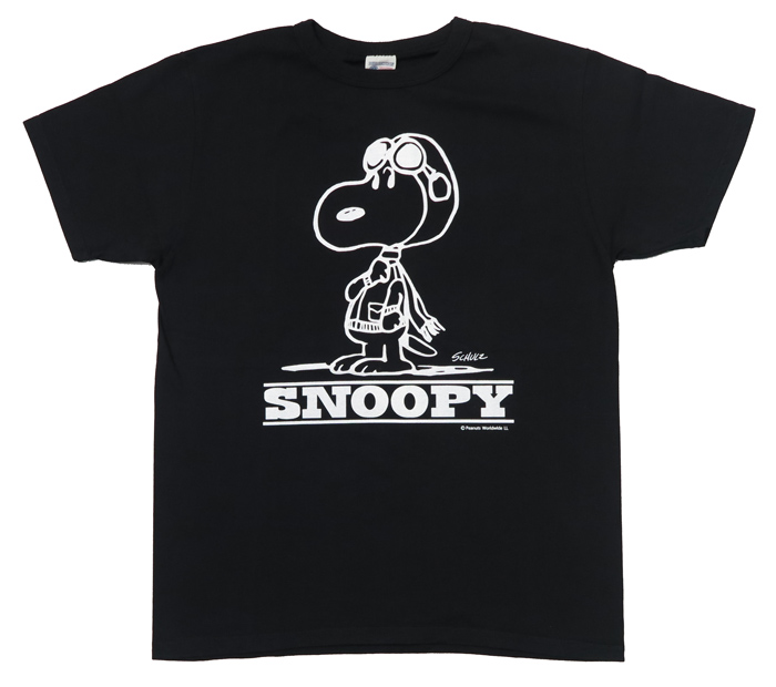 BUZZ RICKSON’S PEANUTS スヌーピー Tシャツ L USA製 バズリクソンズ BUZZ RICKSON'S × PEANUTS 半袖 Tシャツ