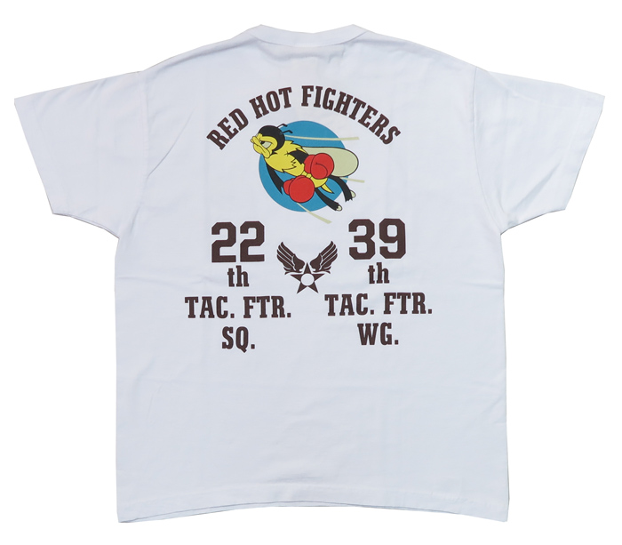 バズリクソンズ BUZZ RICKSON'S 半袖 Tシャツ 22nd TAC.FIGHTER Made in U.S.A BR79260｜earthmarket1｜02