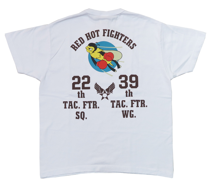 バズリクソンズ BUZZ RICKSON&apos;S 半袖 Tシャツ 22nd TAC.FIGHTER Ma...