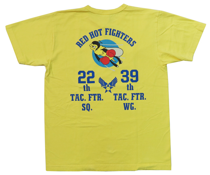 バズリクソンズ BUZZ RICKSON'S 半袖 Tシャツ 22nd TAC.FIGHTER Made in U.S.A BR79260｜earthmarket1｜04