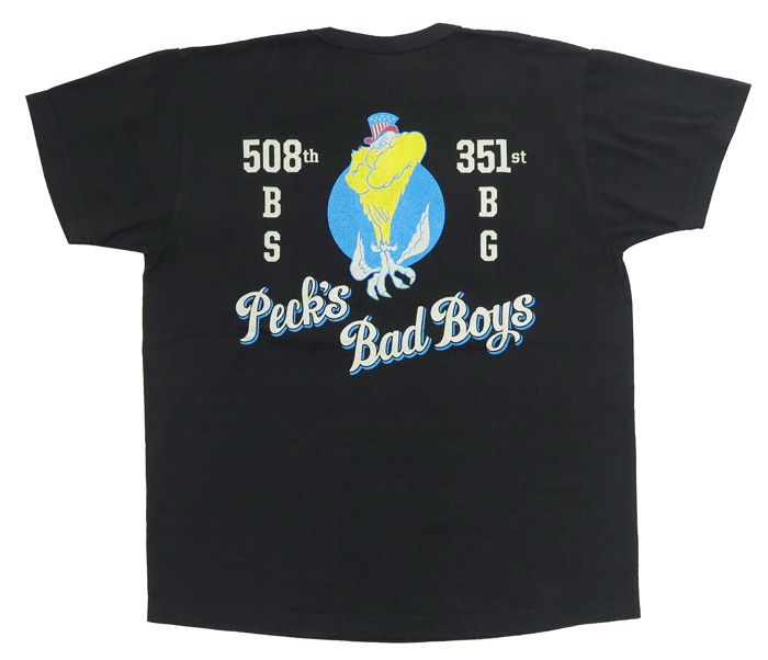 バズリクソンズ BUZZ RICKSON'S 半袖 Tシャツ 508th BOMB SQ. Made in U.S.A BR79261｜earthmarket1｜03