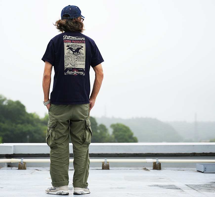 なみ！Deluxeware DaLee's デラックスウエア　Tシャツ ホ DELUXEWARE（デラックスウエア） デラックスウェア 半袖 Tシャツ 厚手