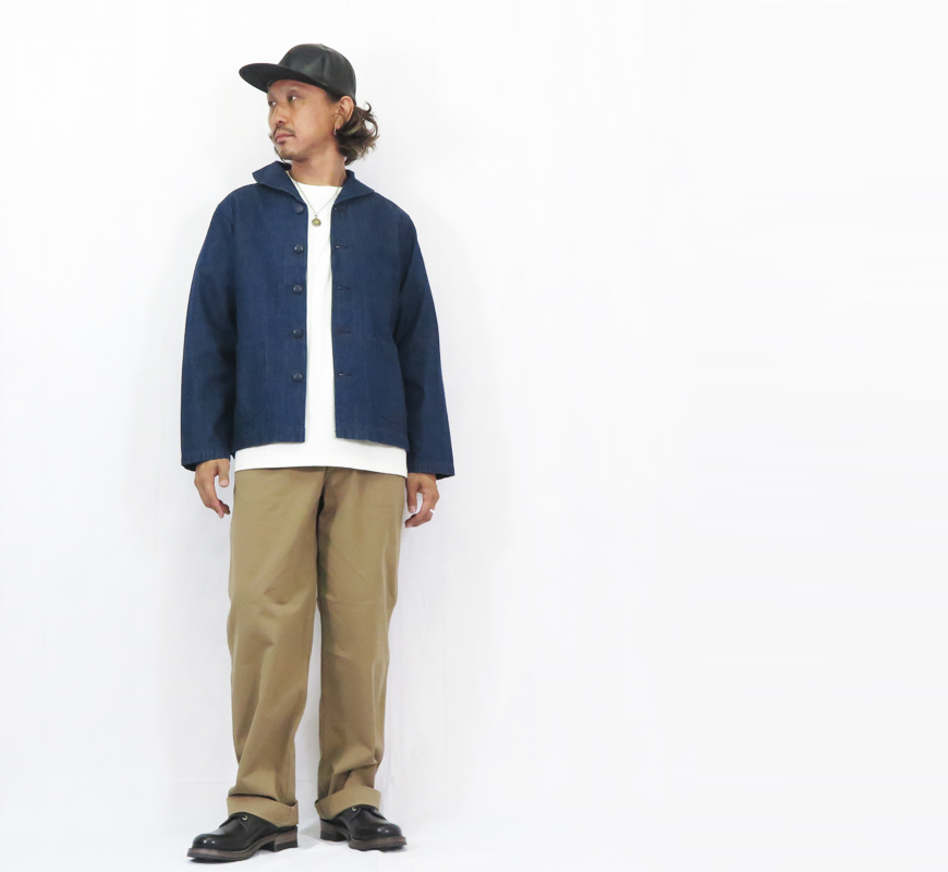 JELADO ジェラード ヘチマ襟 カバーオール U.S.Navy Dungaree
