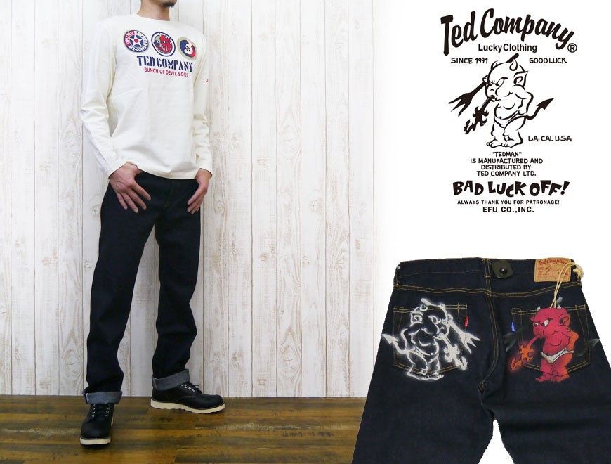 Ted Company テッドカンパニー テッドマンDEVIL003デニムパンツ